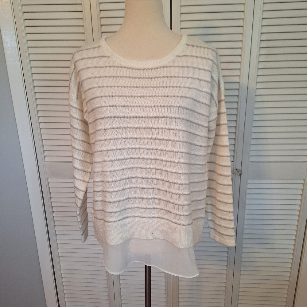 The Limited Oversized Knit  Striped Sweater Small *D3